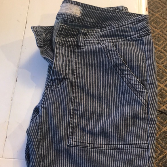 Free People Pants - Free people stripped jeans